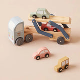 Kids Wooden Transporter Lorry