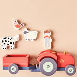 Wooden Tractor Toy