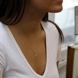 Gold Birthstone Necklace in A Bottle - June