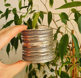 ETHNIC SILVER LARGE CUFF