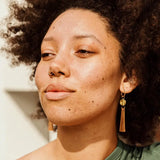 PEPPER YOU MABEL WHITE DROP EARRING