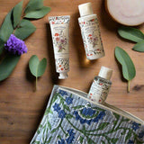 BLUE/GREEN FLORAL WEEKEND BAG SET