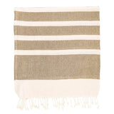 Turkish Cotton Beach Towel - Beige