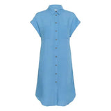 Ellena Linen Blend Dress Size 14 / 40