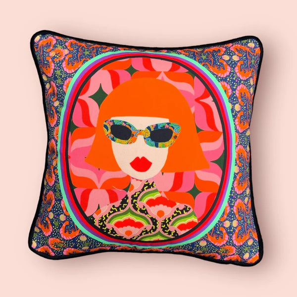 Redhead Lady Cushion