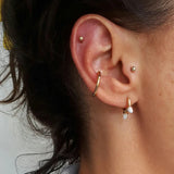 SLIM PLAIN EAR CUFF SILVER