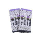Thistle Fingerless Wool Gloves