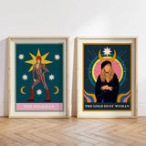Tarot Card Print - David Bowie