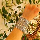ETHNIC SILVER LARGE CUFF
