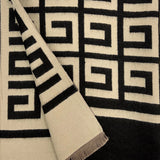 MAZE CASHMERE BLEND SCARF BLACK