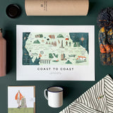 Coast to Coast Hanging Print