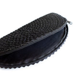 HALF MOON CLUTCH BLACK