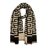 MAZE CASHMERE BLEND SCARF BLACK