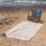 Turkish Cotton Beach Towel - Beige