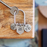 Mini Medal Charms Keyring Set The Best