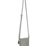 WHITE SMALL LEATHER CROSS BODY