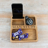 WOODEN MOBILE & KEYS TRAY