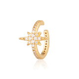 EAR CUFF GOLD STARBURST