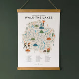 Walk the Lakes Hanging Print