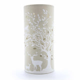 Deer and Birds Fabric Lamp