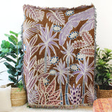 Calhoun & Co Dream Vacation Tapestry Throw-Sand