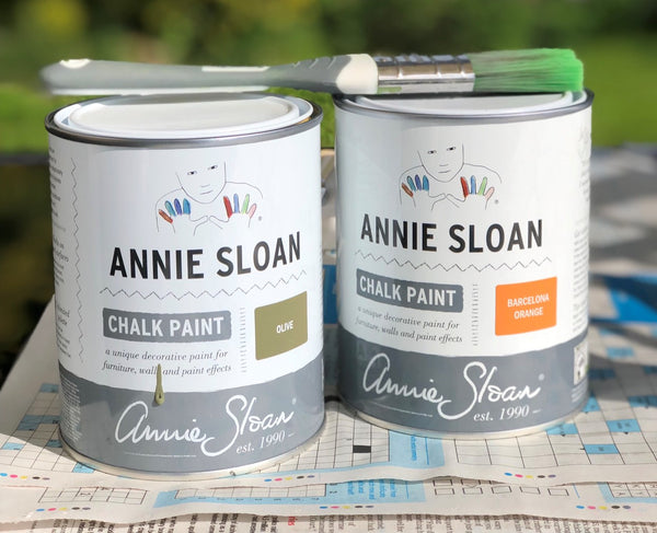 Chalk Paint Olive Barcelona Orange Annie Sloan