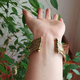 HAMMERED BRASS CUFF