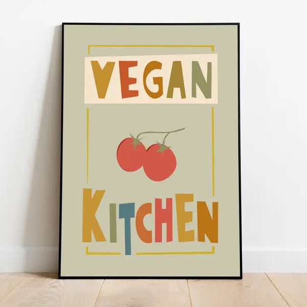 JOP10 Vegan Kitchen Print A3 Cream
