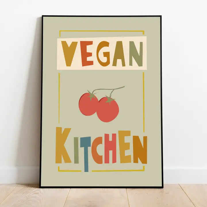 JOP10 Vegan Kitchen Print A3 Cream