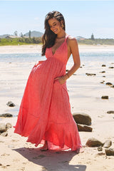 Little Bow Maxi Dress - Large