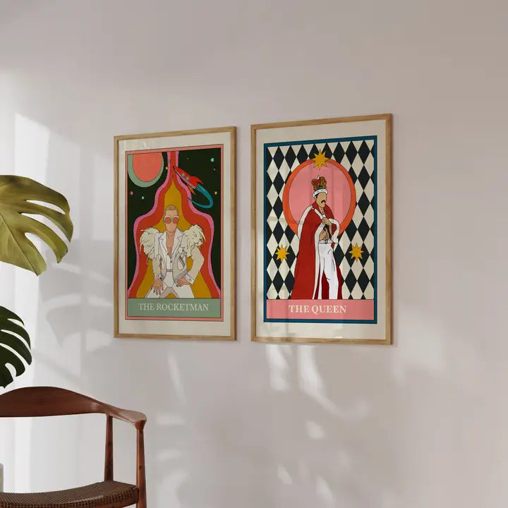 Tarot Card Print - Freddie Mercury