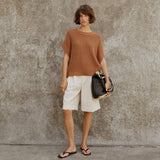 BELISIA PULLOVER LINEN/COTTON - SIZE M