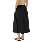 BOJANA ORGANIC COTTON SKIRT BLACK Size XS (8)