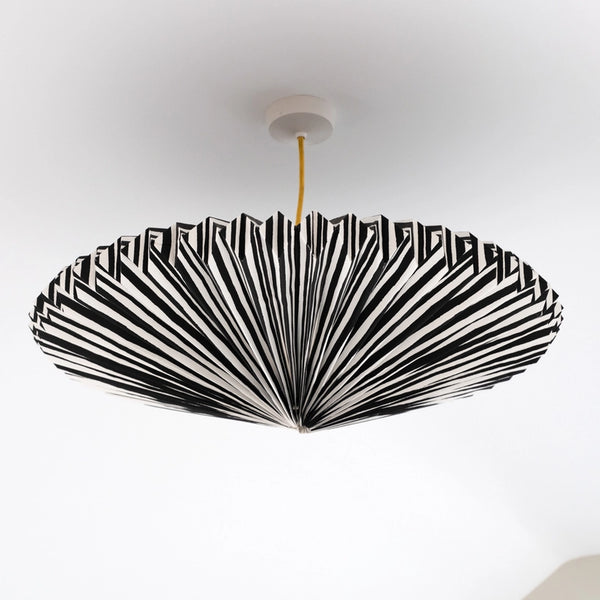 Origami Paper Lightshade "Eclipse" -Black & White