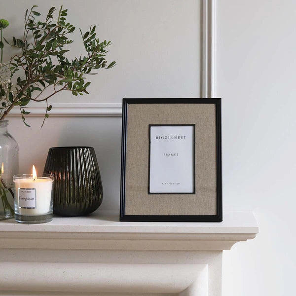 4 x 6 Linen border frame
