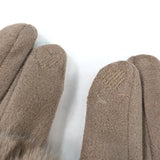 Super Fluffy Faux Fur Two-in-One Gloves - Mink Animal Print