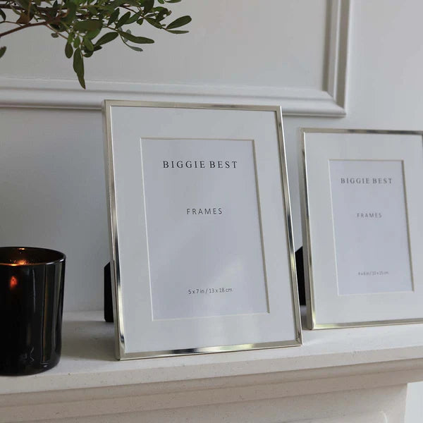 5x7 Thin Border Frame - Silver