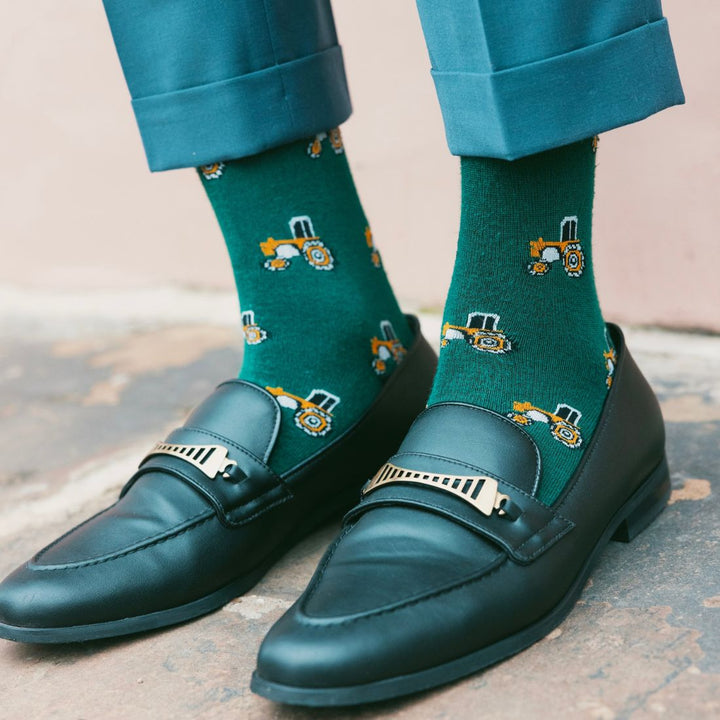 Tractor Socks Size 7-11