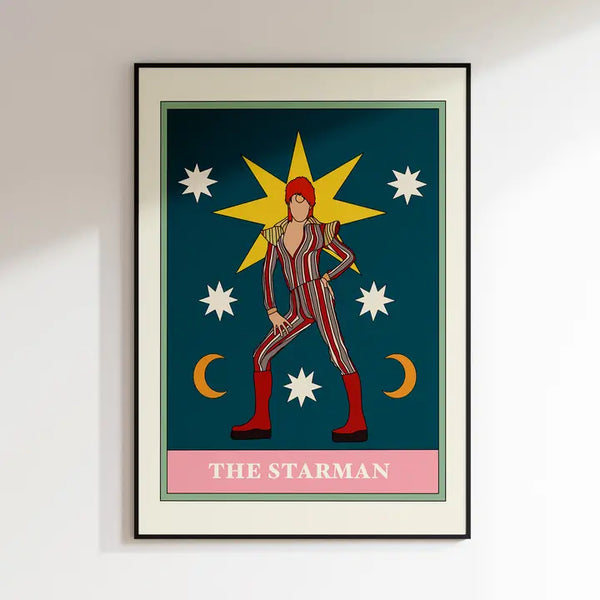 Tarot Card Print - David Bowie