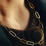 NORDIC MUSEGOLD CHUNKY CHAIN NECKLACE