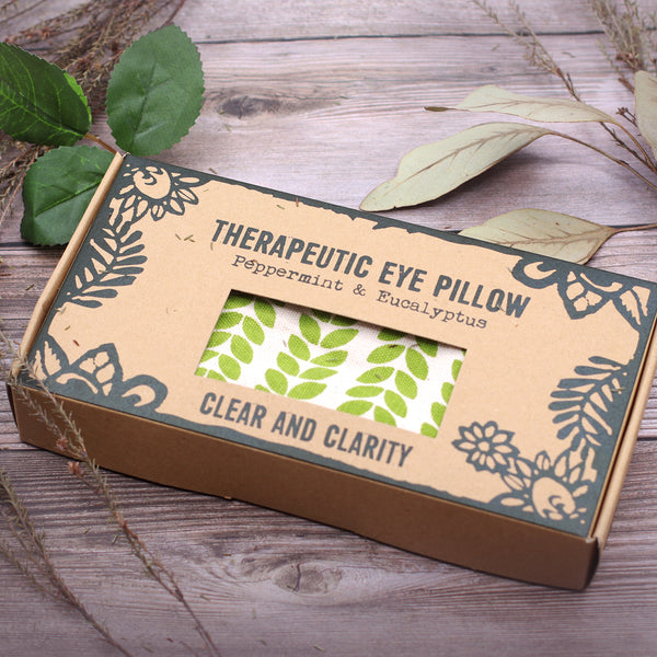 Therapeutic Eye Pillow/Peppermint & Eucalyptus