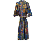 FRIDA DARK BLUE KIMONO ROBE