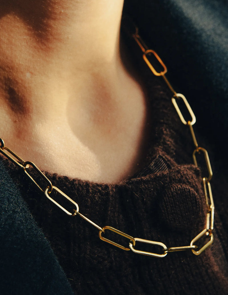 NORDIC MUSEGOLD CHUNKY CHAIN NECKLACE
