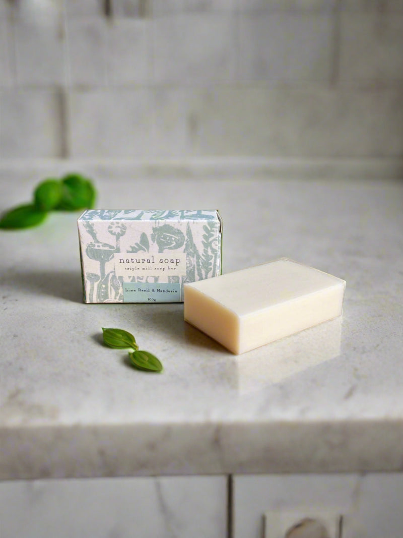 Lime, Basil & Mandarin Natural Soap