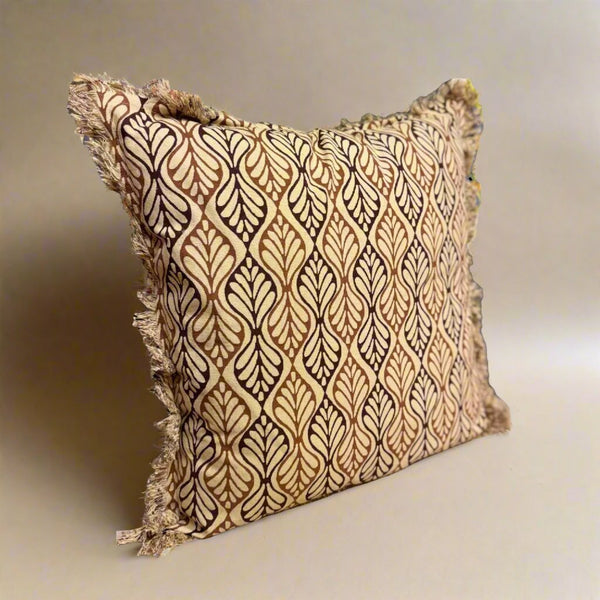 Beige Sienna & Coffee cushion