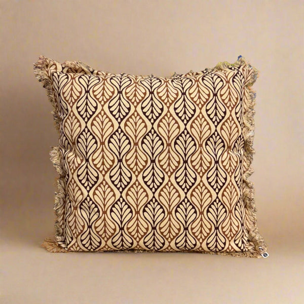 Beige Sienna & Coffee cushion