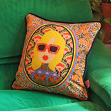 Green Leopards Cushion