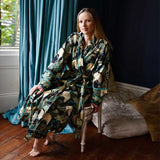 Garden Print Dressing Gown