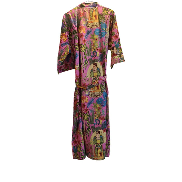 FRIDA PINK KIMONO ROBE