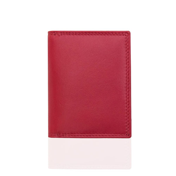 LEATHER CARD HOLDER - RED